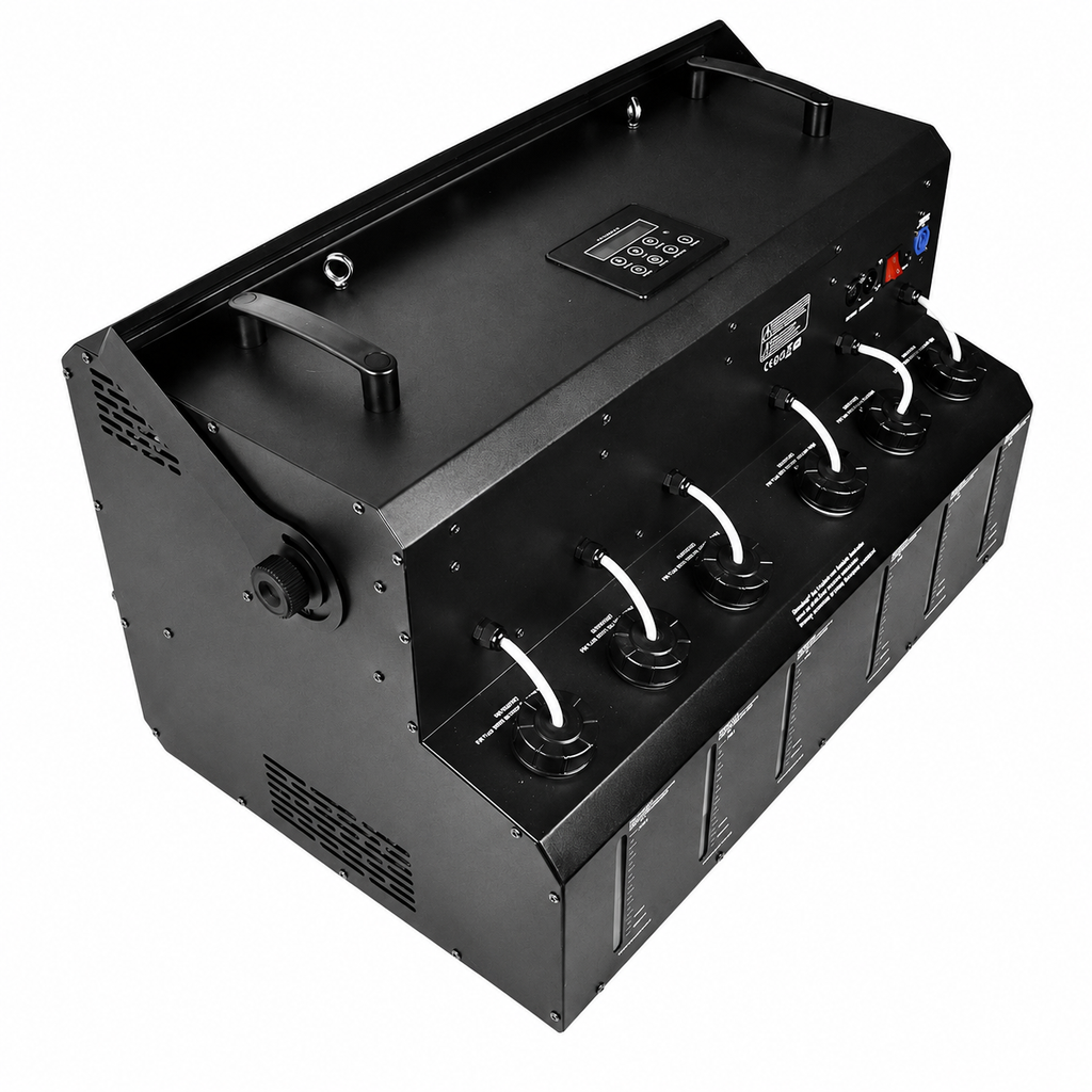 Mașină Profesională Extreme Smoke Bubble 1500W, Efect Baloane Umplute cu Fum (Fog Bubble), DMX, Telecomandă Wireless, Rezervor 1.2L