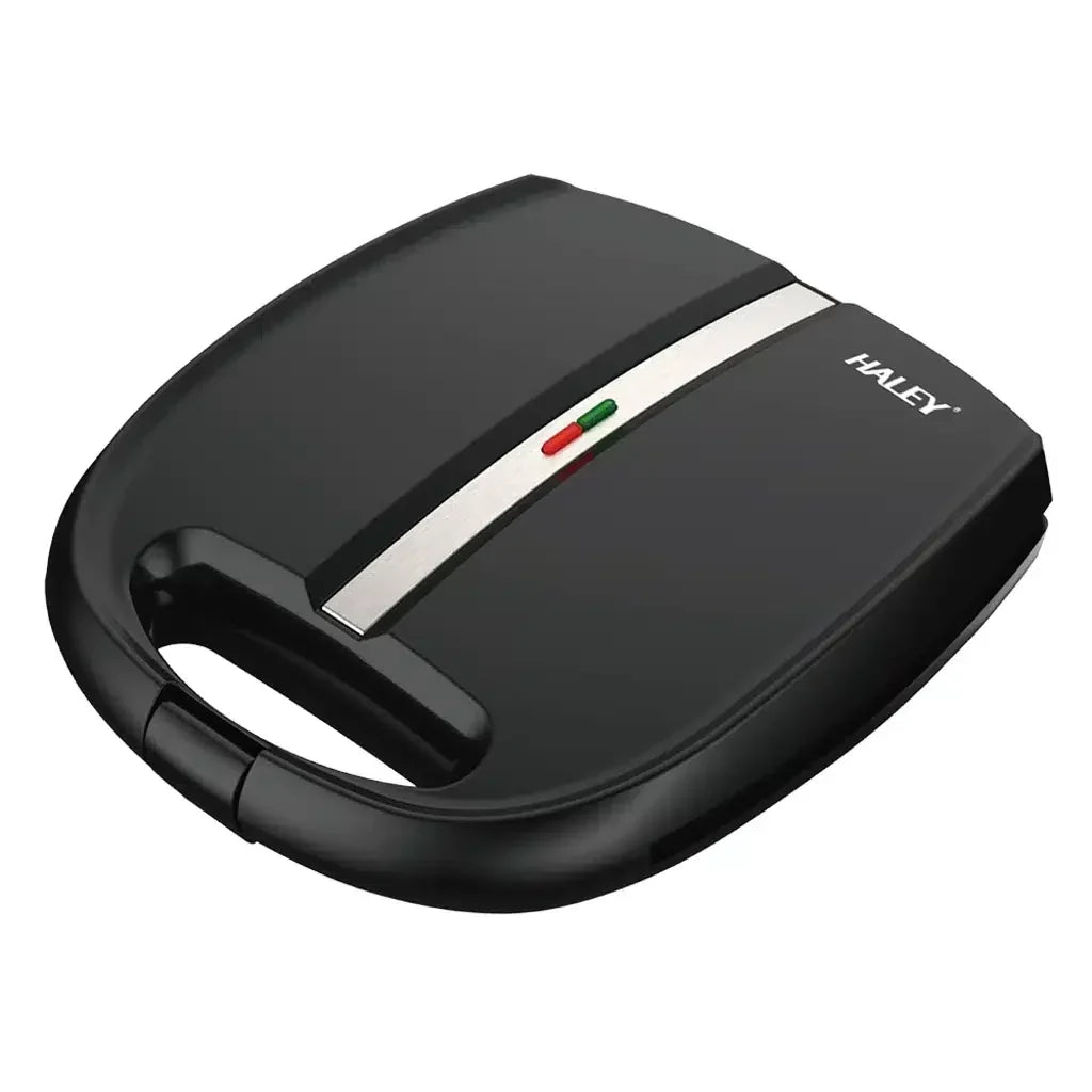 Aparat de Sandwich-uri HALEY HY-1041, 1400W, 8 Triunghiuri, Plăci Antiaderente, Încălzire Rapidă, Indicator Luminos, Negru