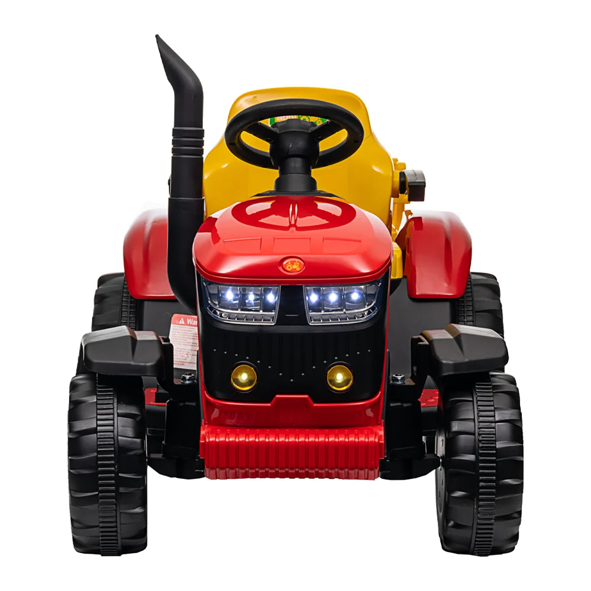 Tractor Electric cu Telecomandă pentru Copii KIDOO, cu Remorcă și Gard, Far, Sunet Motor, Claxon, MP3/USB – 3-6 Ani Imagine principală a produsului