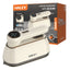 Fier de călcat vertical cu aburi HALEY HY-2005, 2000W, Ecran Digital LED, Talpă din Inox, Rezervor 150 ml, Încălzire Rapidă, Alb