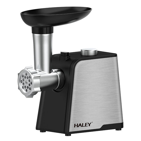 Mașină de Tocat Carne HALEY 2000W, Oțel Inoxidabil, Cutter cu Torsiune Mare, Ușor de Curățat, Port Mare pentru Alimentare