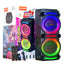 Boxă Karaoke Portabilă KOLAV-M2212, 400W RMS, 2x12", Bluetooth, 2 Microfoane Wireless, RGB LED, TWS, USB-C, TF Card, Telecomandă Inclusă