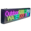 Reclama Luminoasa 100 x 40 cm, LED RGB, Vizualizare 120°, Temperatura, Carcasa Neagra, afisaj mesaj programabil, exterior