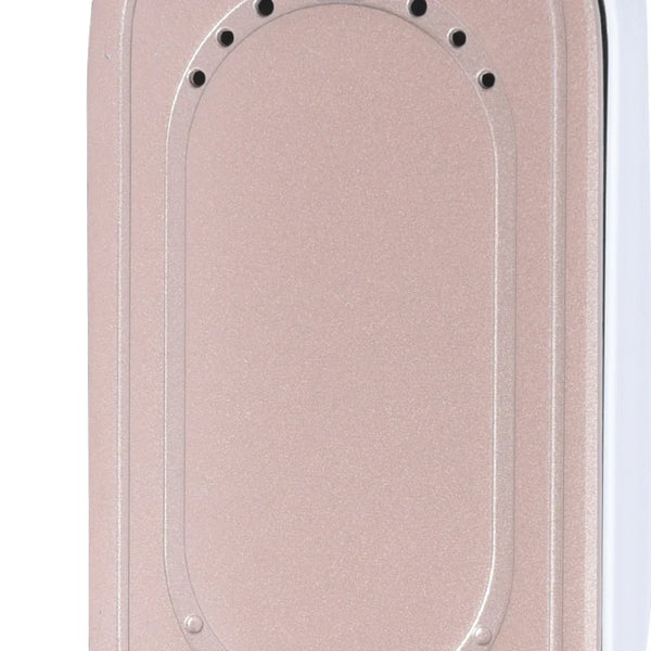 Fier de Călcat Vertical cu Aburi HALEY HY-2075, 1300W, Rezervor 150 ml, Talpă Ceramică Antiaderentă, Abur Puternic, Încălzire Rapidă, Alb/Auriu