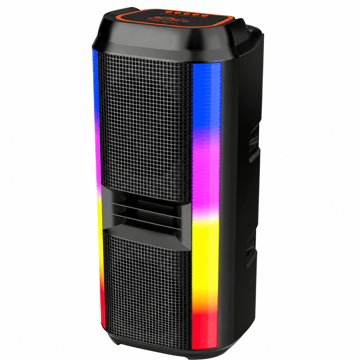 Boxă Portabilă Bluetooth Sing-e ZQS42101, 200W, 2x4", Baterie 2500mAh, LED RGB, USB/TF, Bluetooth 5.0