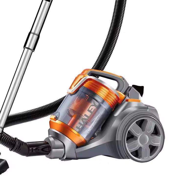 Aspirator portabil HALEY, cu aspirație mare, 4 litri, 3000W, cu saci, Portocaliu/Gri