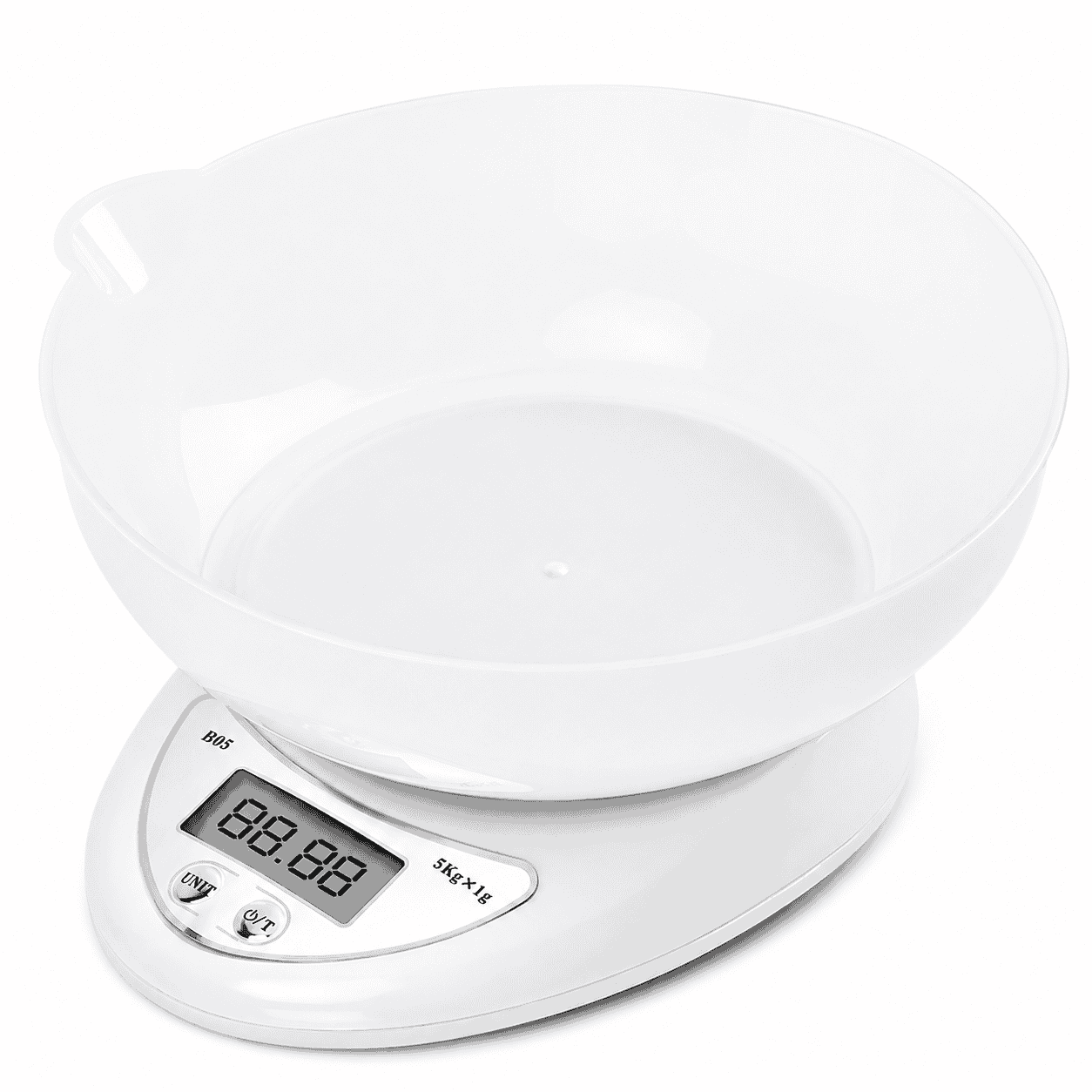 Cântar Electronic De Bucătărie Haley HY-5020, Capacitate 5 Kg, Precizie 1 g, Bol 600 ml, Ecran LCD, Funcție Tara Imagine secundară a produsului