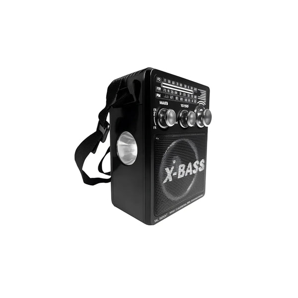 Radio Portabil AM/FM/SW cu MP3, USB, SD, Lanternă și AUX-IN