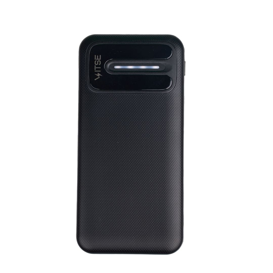 Baterie Externa Wireless Vitse Slim by Vitse 10.000 mAh, Compatibila iPhone si Android, Power Bank fast charger, Portabila, Cablu Type-C, Alb Imagine principală a produsului