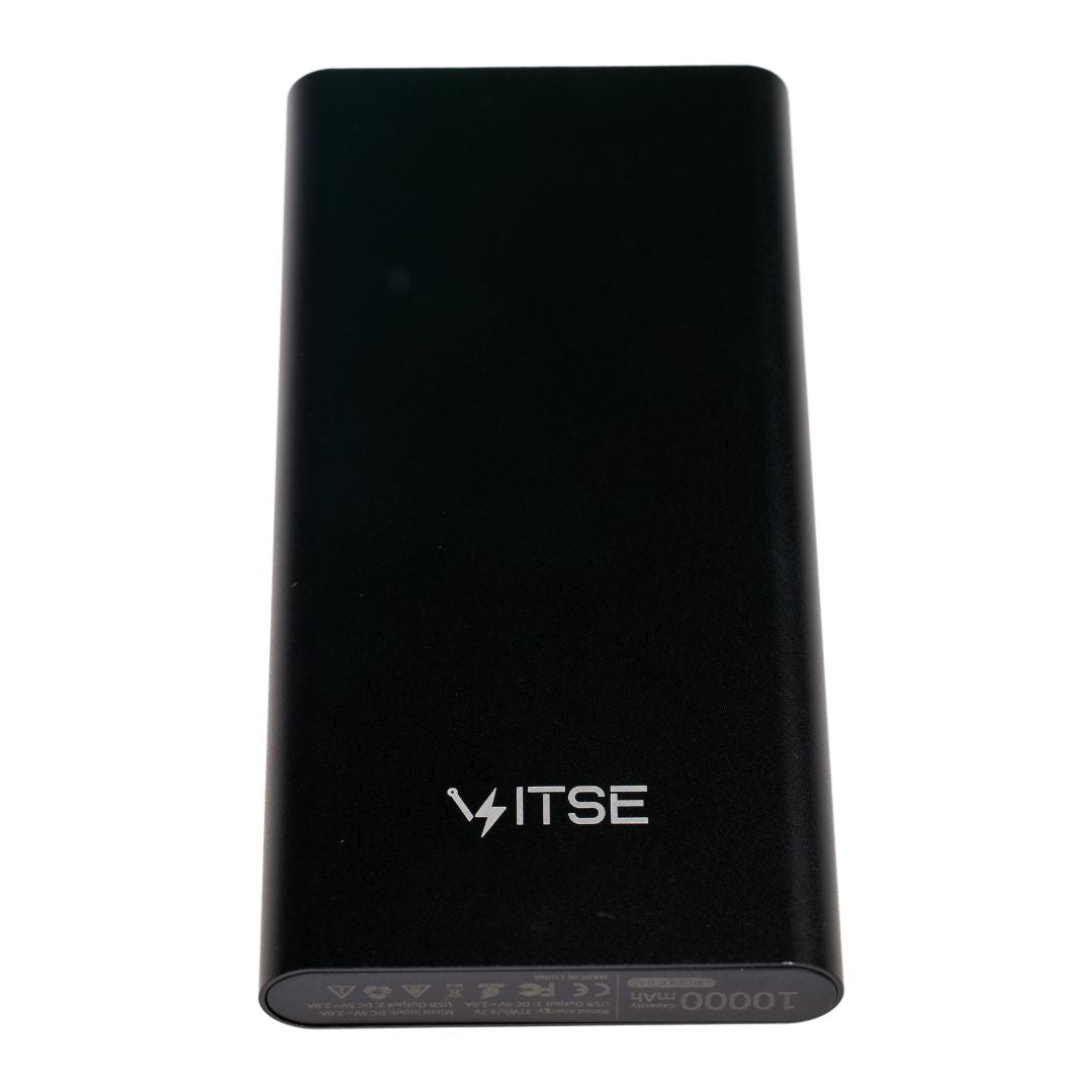 Baterie Externa Power Bank din aluminiu 10000 mAh - Powerflat, Titanium Imagine principală a produsului