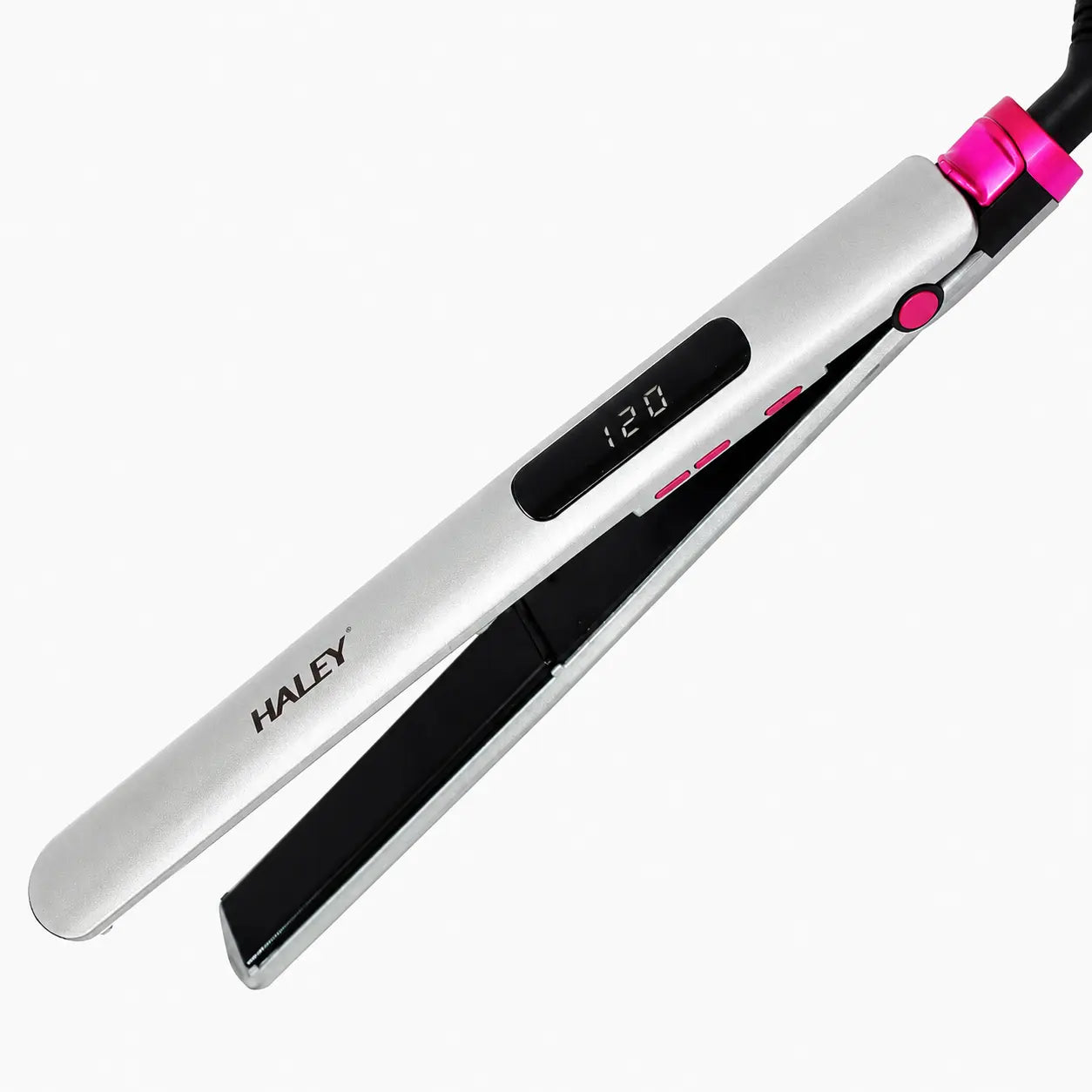 Placă De Îndreptat Părul HALEY HY-3013, 56W, Temperatură Reglabilă 100–230°C, Încălzire Rapidă PTC, Afișaj Digital Imagine secundară a produsului
