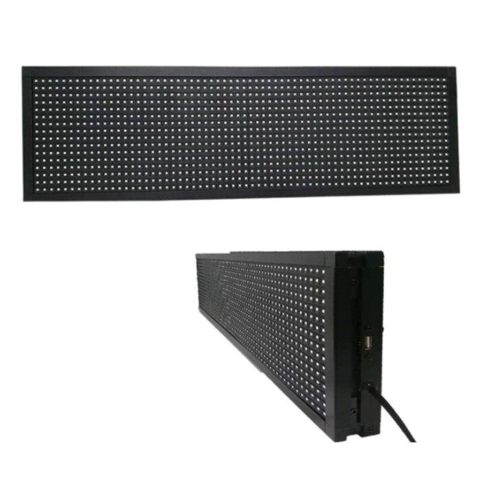 Reclama Luminoasa 300/40 cm, LED RGB, Cod QR, Vizualizare 120°, Wi-Fi