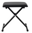 Scaun pentru Orga cu Inaltime Reglabila, Confort Sporit, Design Stabil, 52 / 55 / 57 cm, Pliabil, Usor de Depozitat, Protectie Podea, Negru