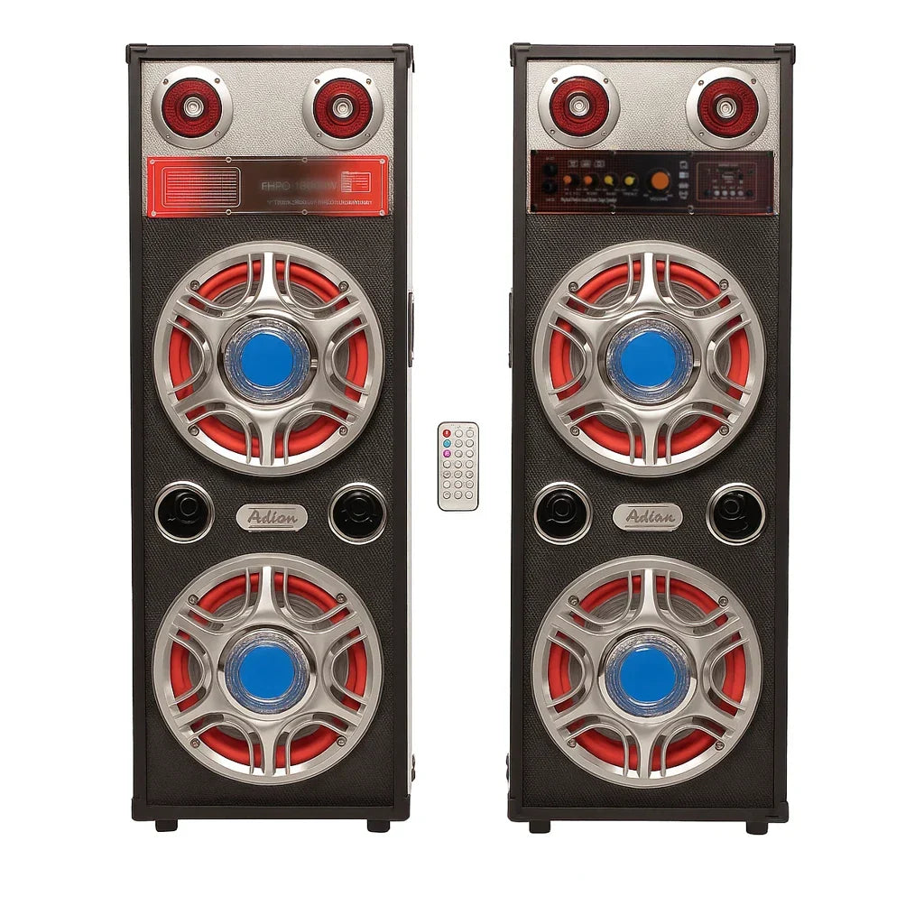 Boxe Audio Profesionale Ailiang ATP813-DT 1500W cu Bluetooth, Karaoke, LED Bass și Telecomand