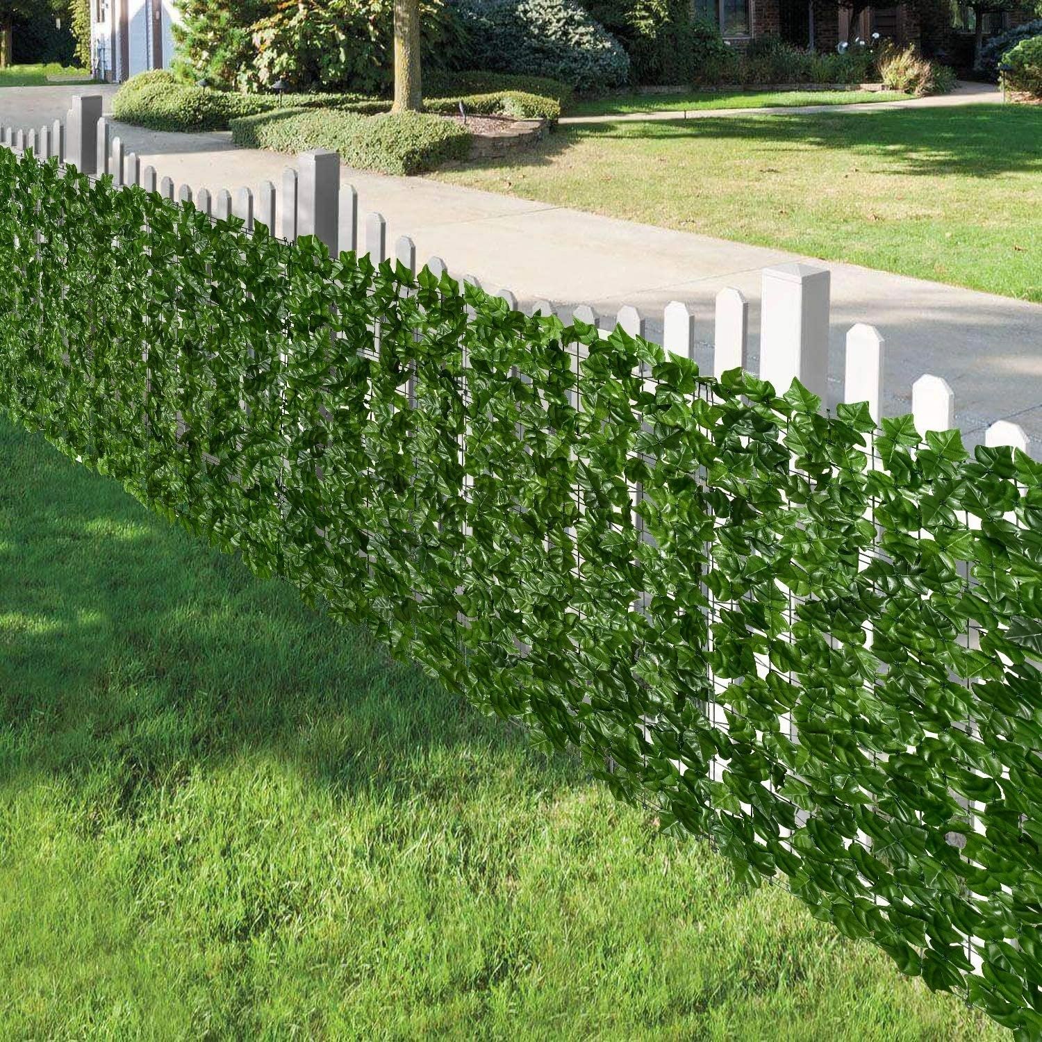 Set 2x Gard Viu Artificial AT PERFORMANCE® 3x1m, Frunze Decorative, Exterior/Interior, Verde, Promoție Imagine secundară a produsului