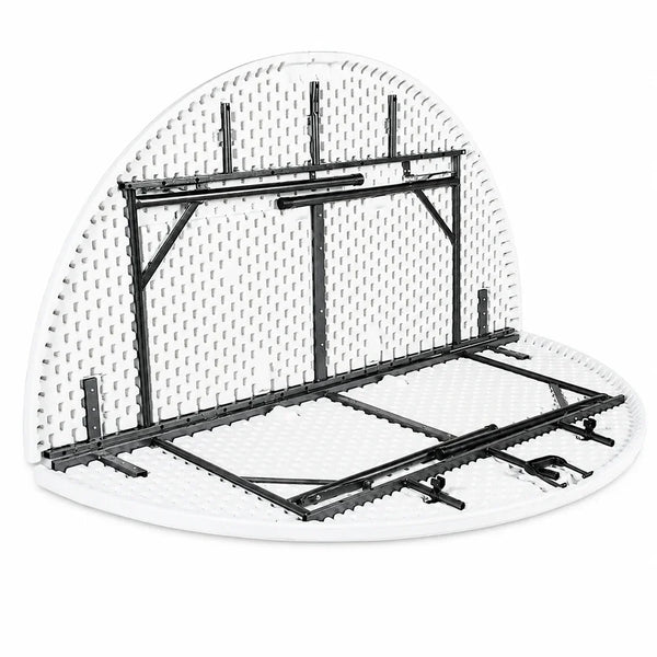 Masă Rotundă Pliabilă AT PERFORMANCE® 150 cm, HDPE Profesional, 400 kg, pentru Evenimente și Catering