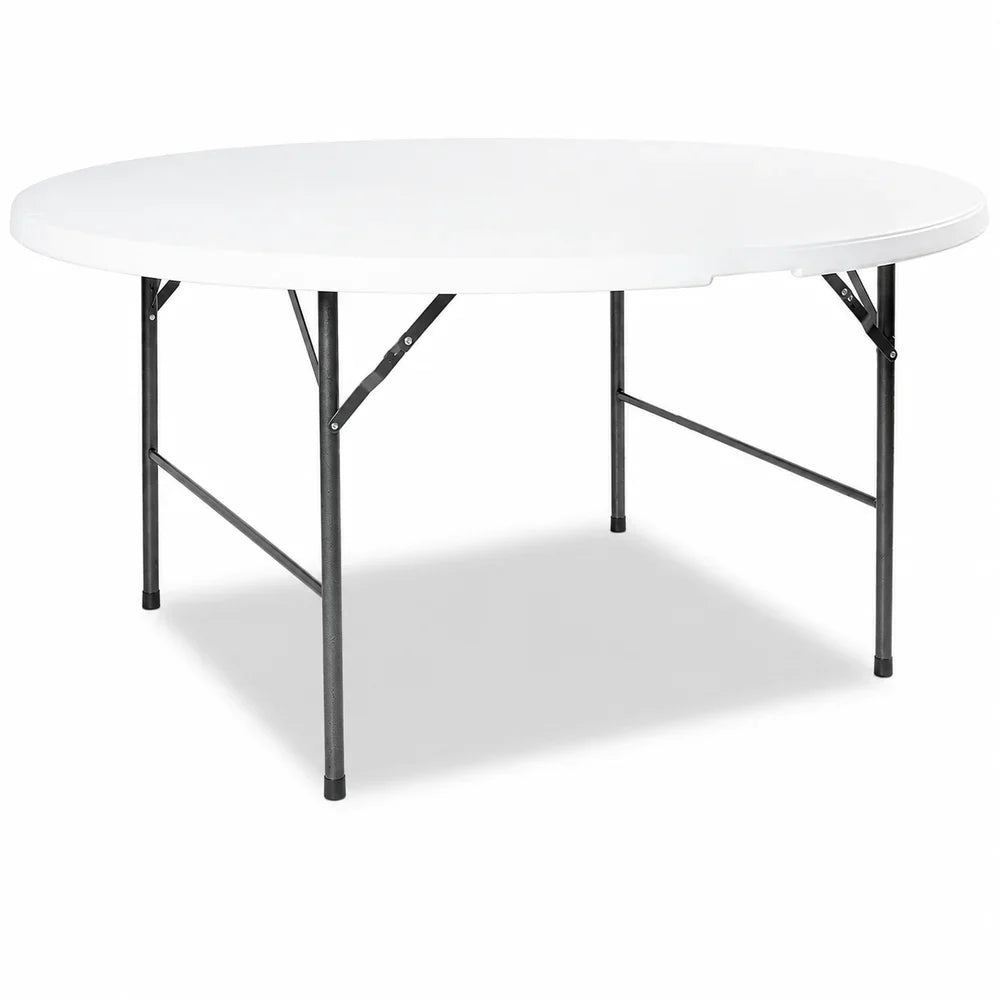 Masă Rotundă Pliabilă AT PERFORMANCE® 150 cm, HDPE Profesional, 400 kg, pentru Evenimente și Catering