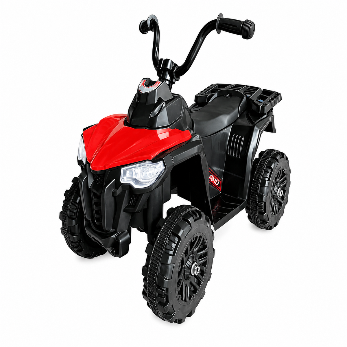 ATV Electric KIDOO pentru Copii 6V, Motor 380, Faruri LED, Pornire cu Buton, Design Off-Road, Roșu Imagine principală a produsului