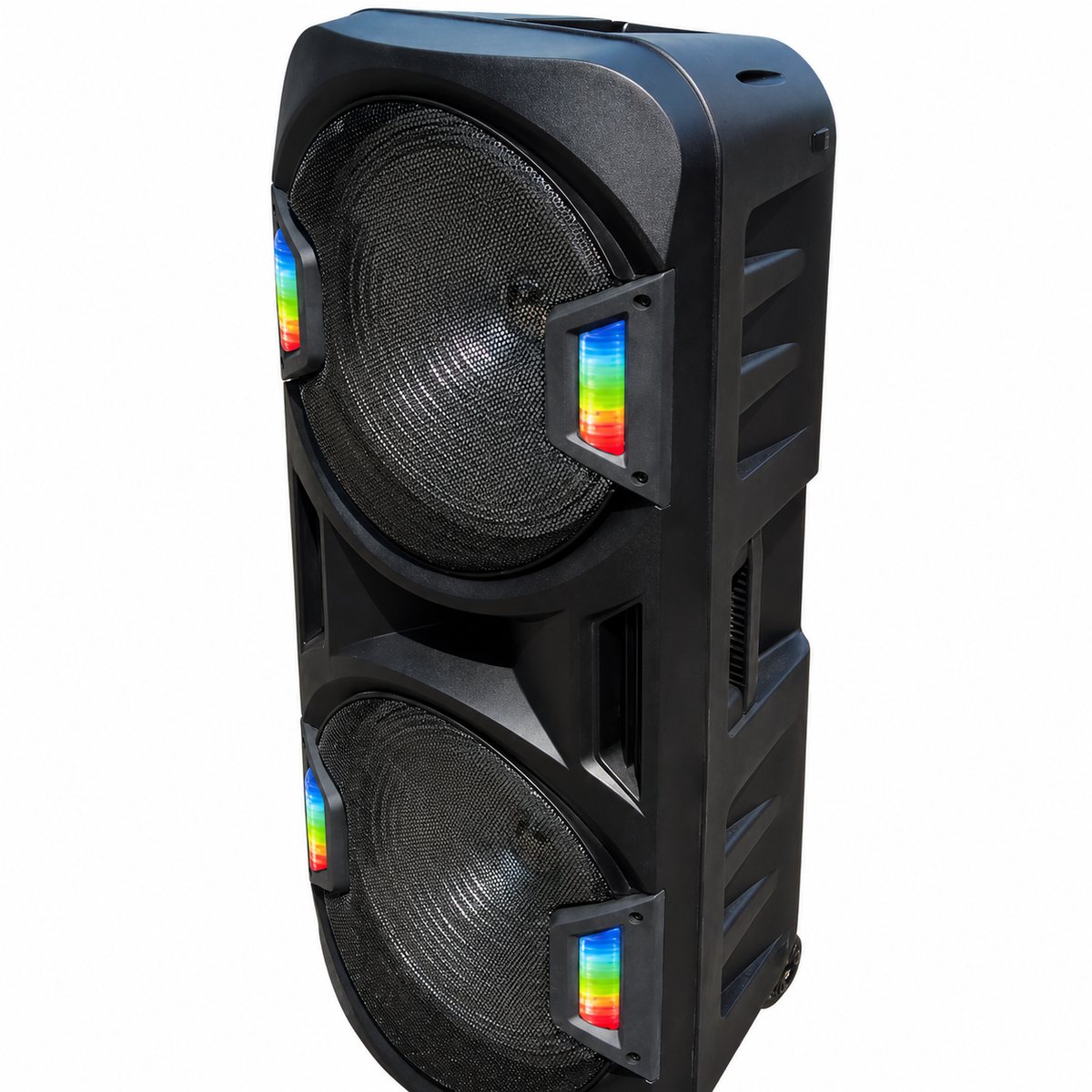 Boxă Portabilă Karaoke Sing-e ZQS15201, Bluetooth, 2x15", 80W, Acumulator 5000mAh, Microfon Wifi Inclus, LED RGB, Telecomandă