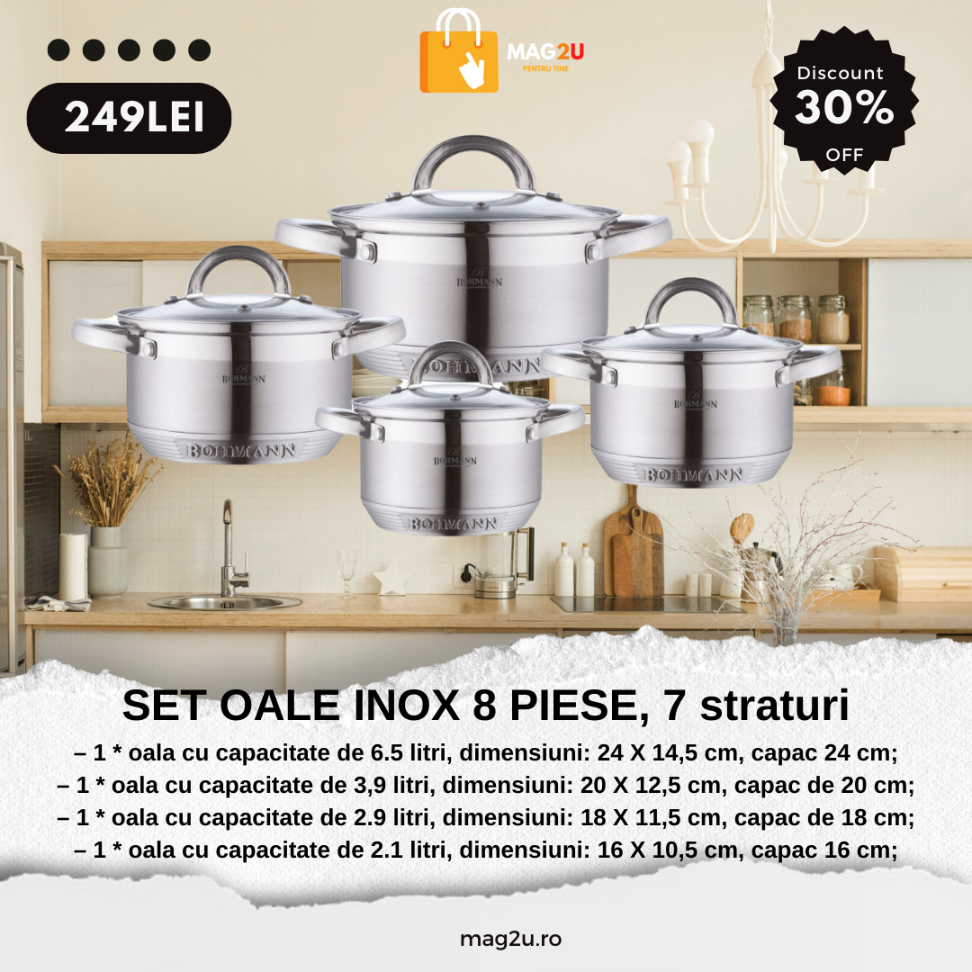 Set oale 8 piese Imagine secundară a produsului