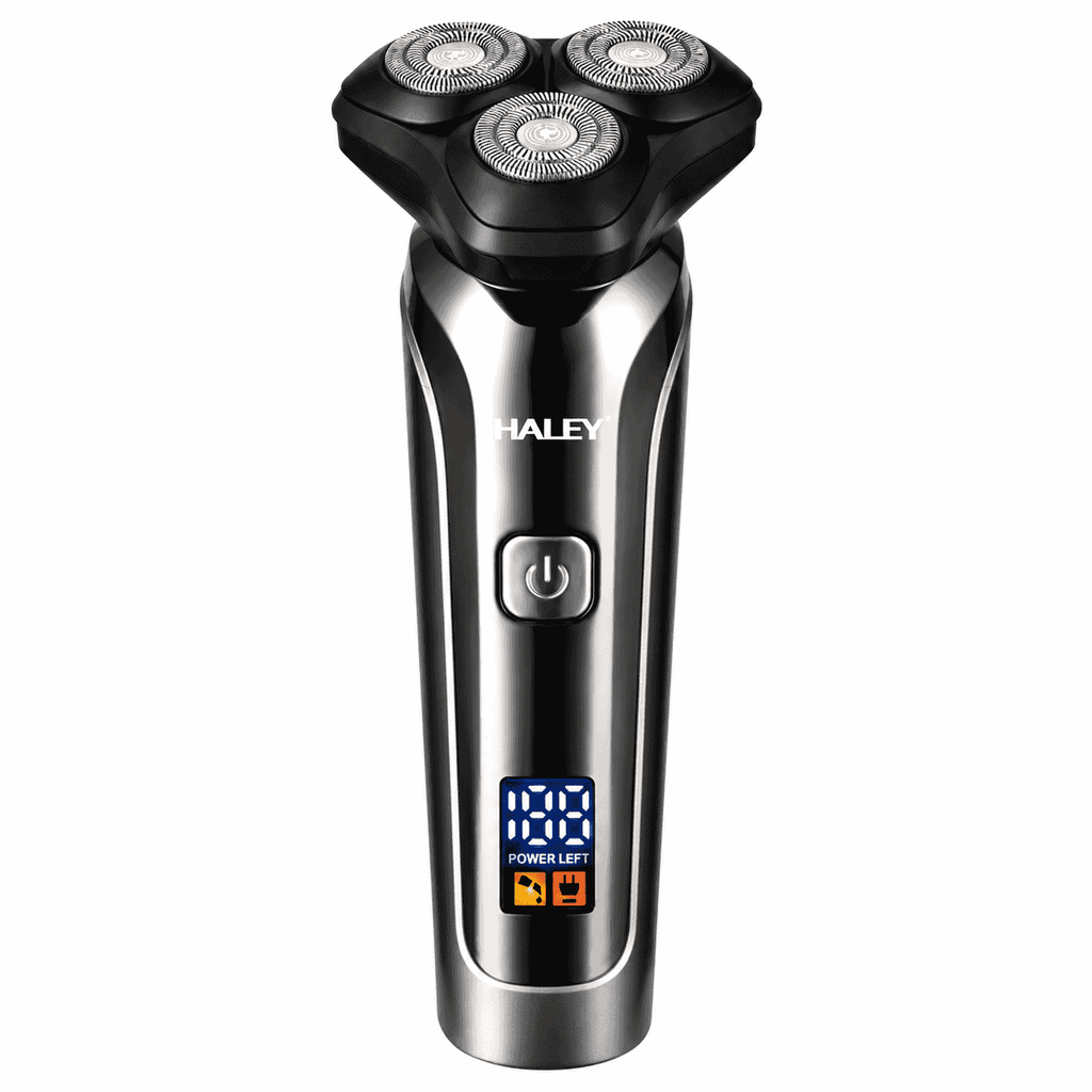 Aparat De Ras Electric Haley HY-4703, 3 Capete Rotative, Acumulator 1200 mAh, Autonomie 180 Minute, Waterproof, Încărcare USB