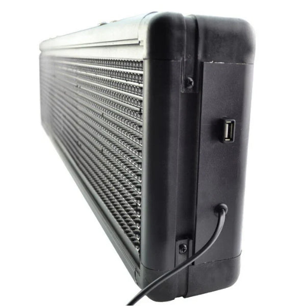 Reclama Luminoasa AT PERFORMANCE 100*20 cm, LED ALB, Cod QR, Vizualizare 120°, Wi-Fi