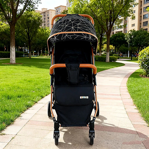 Cărucior pentru copii KIDDO 6607 pliabil, spătar reglabil, copertină mare, 0-36 luni, max. 22 kg