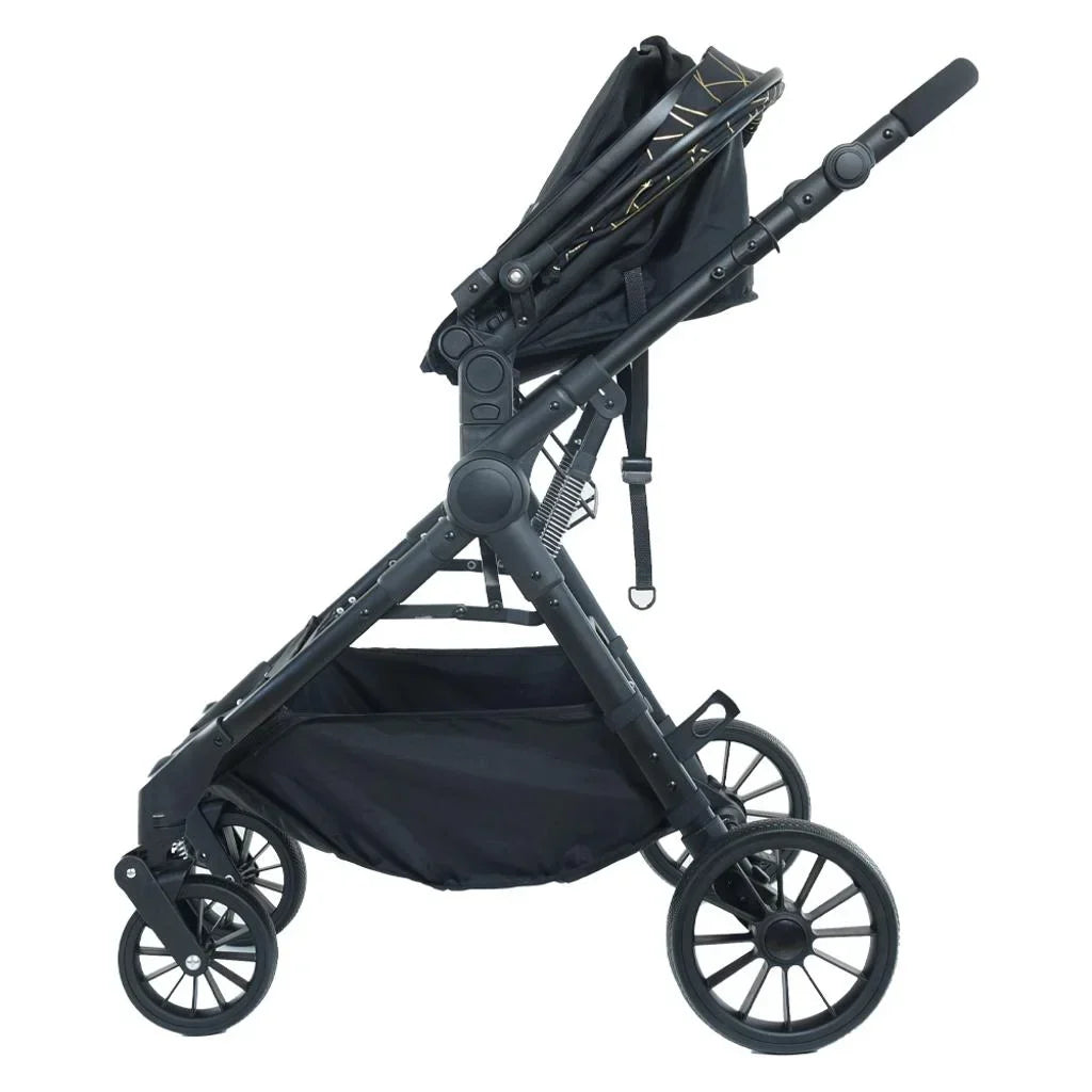 Cărucior 3 în 1 KIDOO – auto i-Size, landou, scaun sport și scoică auto. Suspensii, pliere rapidă, copertină extensibilă, centură 5 puncte. Ideal 0–36 luni. Sistem complet pentru părinți.